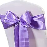 WENSINL Pack of 50 Wedding Satin Ch