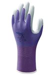 Showa 370S Floreo Coloured Nylon Backing Fabric Protection Glove with Nitrile Coated Palm, Small, Mixed