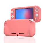 Switch lite Coral Case, Switch lite Coral Cover, Switch lite Grip Case for Girls