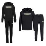 Jack&Jones Junior Boy's Sweat Tracksuit Set, Dusty Olive or Tap Shoe (Size 140, Tap Shoe)