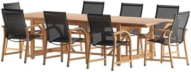 Amazonia Franklin 9-Piece Teak Fini