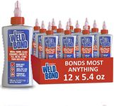 Weldbond Multi-Surface Adhesive Glue, Bonds Most Anything! Wood Glue for Furniture or Carpentry Fabric Glass Mosaic Ceramic Jewelry Stone & More. Non-Toxic, Dries Crystal Clear. 5.4oz /160ml 12-Pack