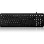 Adesso AKB-235UB Antimicrobial Waterproof Desktop Keyboard