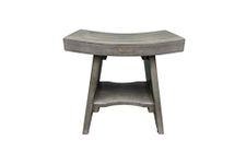 CoastalVogue 18 inch Teak Shower Bench, Teak Bench for Shower, Teak Bench, Shower Teak Bench, Teak Wood Shower Bench, Teak Shower Stool, Teak Bench Shower, Teak Shower Bench for Inside Shower