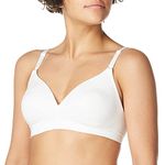 Warners Women's Blissful Benefits Ultrasoft Wirefree Bra, White, 36B