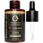 USDA Organic Clove Essential Oil - 100% Pure Clove Oil for Skin, Aromatherapy & Wellness - Natural Clove Oil - Essential Oils for Skin Care - Organic Clove Oil for Diffuser