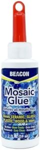 Mosaic Glue 59 ml Medium Dries Bottle, Clear