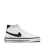 Nike Womens W Court Legacy CNVS Mid Running Shoe, White/Team Orange/Black, 7 UK (9.5 US)