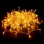 Lexi Lighting 240 LED Fairy Light, Clear Cable, Warm White, 16.8M Christmas String Lights, Plug-in, Indoor/Outdoor Use, 8 Functions Mode, Memory Hold, Parties, Weddings, Gardens, Patios Decoration