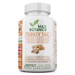 Turkey Mushroom | 120 Capsules | High Strength Extract | 20% Beta Glucan | 100% Fruiting Bodies | No Additives | UK Made | GMP Standards