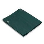 KAV 1.80 x 1.20m (4 x 6 FT) Green Waterproof Tarpaulin Tarpoline tarpaulins Tarp for Universal Covering Garden Furniture, Camping, Roof Caravan Building site Ground Sheet with Eyelets 120 GSM