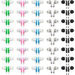 Konohan 100 Pack Kids Earbuds Wired Earphones Wired Earbuds Multipack Earbuds Earphones Headphones Earbuds for School Library Museum Classroom Students (Multicolor)