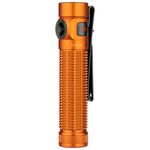 OLIGHT Baton4 Pro EDC Flashlight Rechargeable, 1600 Lumens Compact Pocket Flashlights with USB C Charging, IPX8 Waterproof Bright LED Flash Light for Everyday Carry, Camping, Working (Orange)