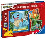 Ravensburger Classic Pokemon Jigsaw Puzzles for Kids Age 5 Years Up - 3x 49 Pieces