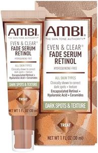 Ambi Even & Clear Fade Serum, Hyperpigmentation Treatment, Hydroquinone-free, Dark Spot Corrector, Results In As Little As 4 Weeks, Retinol, Hyaluronic Acid, Niacinamide, Ceramides, 1 Fl Oz