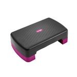 Yes4All Aerobic Step Platform with Adjustable Risers for Home Gym Fitness Workout - Purple/Black