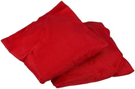 PATIKIL Cornhole Bean Bags, 2 Pack Canvas Sandbag for Carnival Outdoor Yard Party Hand Tossing Game, Red