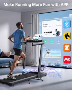 2-in-1 Folding Treadmill – 2.5HP Motor, Compact Home Fitness