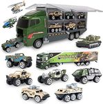 Jenilily Military Truck Toy Army Mo