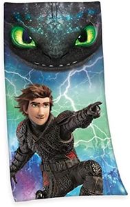 Herding DRAGONS Serviette de Bain, 150 x 75 cm, Coton, Multicolore