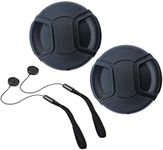 52mm Lens Cap Cover Compatible for Canon EF-S 24mm f/2.8 STM,HUIPUXIANG [2 Pack]