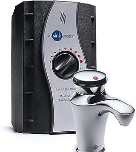 InSinkErator Invite Contour Instant Hot Water Dispenser System - Faucet & Tank, Chrome, H-CONTOUR-SS