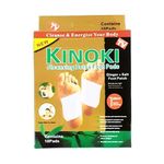 Kahara Kiyome Kinoki Detox Foot Pads - Ginger & Salt Adhesive Patches for Foot Care, Body Cleansing, Pain Relief, Relieve Stress, Relaxation | Organic Natural ingredients (Pack of 1 (10 Pads))