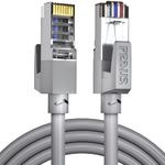 FEDUS 1000 MBPS 3 Meter High Speed RJ45 Cat5e Ethernet Patch Cable LAN Cable Internet Network Computer Cable Cord High Speed Gigabit Category 5 Wires for Modem, Router, Camera, LAN ADSL GRAY