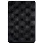 Non Slip Car Dashboard Mat PU Magic Car Pad,Multifunctional Fixate Anti Slip Grip Mat for Cell Phone Sunglasses Keys,Heat Resistant,Leave no Residue,Mesh Texture 27 x 15cm (Black)