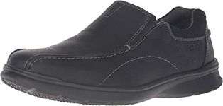 Clarks Men's Cotrell Step Loafers, Black Oily Leather, 10 M US