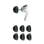 COMPLY Foam Ear Tips for Apple AirPods Pro Generation 1 & 2, Ultimate Comfort| Unshakeable Fit| Small, 3 Pairs