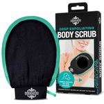 Dermasuri Deep Exfoliating Glove Body Scrub - Body Scrubber & Skin Cleanser for Women & Men - Exfoliator Mitt for Body Tool Remover of Dead & Dry Skin Single Pack