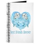 CafePress Best Friends Forever Journal Spiral Bound Journal Notebook, Personal Diary, Dot Grid