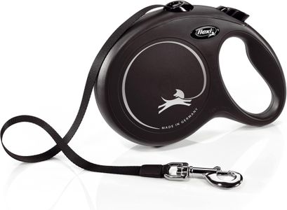 Flexi L Retractable Dog Leash, 8m – Black