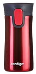 Contigo Pinnacle Autoseal Travel Mug, Stainless Steel Thermal Mug, Vacuum Flask, Leakproof Tumbler, Coffee Mug with BPA Free Easy-Clean Lid, 300 ml, Watermelon