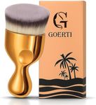 Angled Flat Foundation Brush High Density Face Body Kabuki Makeup Brush for Liquid Foundation Powder Cream Contour Buffing Stippling Blending