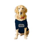 Ruse Basic Crew Neck Big Brother Printed Half Sleeves/Apparel/Clothes/T-Shirt Gift for Dogs.Colour-Navy/XXL (Full Grown Saint Bernard, Great Dane etc.)