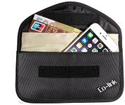 Cell Phone Anti-Tracking Anti-Spying GPS RFID Signal Blocker Pouch Case Bag Handset Function Bag (Black)