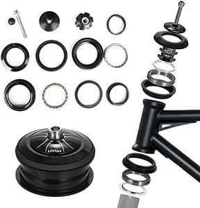 Bicycle Fork Bike External Headset 1 1/8" Head-Tube Bike Threadless Headset