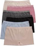 Hanes Women's Seamless Underwear Pack, Comfort Flex Fit Bikini Boyshort or Thong Panties, 6-Pack, Assorted Colors, Large