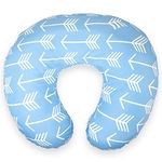 (Blue) - Removable Cover for Newborn Baby Lounger/Blue/Fits Boppy Lounger/Water Resistant/Hypoallergenic/Premium Quality Polyester/Easy Cleaning/Soft and Comfy/Nice Carrying Handle(Lounger Pillow Not Included)