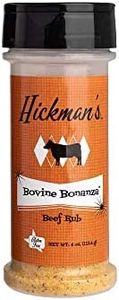 Hickman's BBQ Bovine Bonanza Rub - Great On Beef, Brisket, Roast, Steak & More - Gluten Free - 4 oz