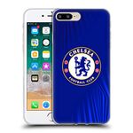 Head Case Designs Officially Licensed Chelsea Football Club Super Graphic Crest Soft Gel Case Compatible With Apple iPhone 7 Plus/iPhone 8 Plus