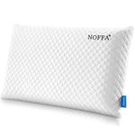 NOFFA Bouncy Orthopedic Neck Support Pillow for Sleeping, Special Foam Deep Sleep Pillow, Bed Pillow for Side, Back, Stomach Sleepers, Removable and Washable Cover (Queen Size (70 * 38 cm))