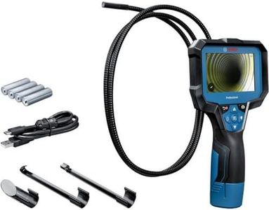 Bosch Professional Inspection Camera GIC 12V-4-23 C (Cable Length: 150 cm, Orientation Function “Up Indication”, high Resolution Display: 4.3’’ Screen, 800x480px, in Carton Box)