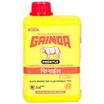 GAINDA Black Disinfectant Phenyl Liquid Streak-free Surface Floor Cleaner for Hospitals, Homes, Offices & Commercial Use Ready to Use Solution Removes Dirt, Grime & Germs, 1000 ml