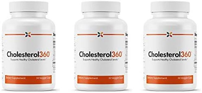 Stop Aging Now - Cholesterol360 Formula - Heart Health, Blood Vessel and Cholesterol Supplements - Vitamin C, Bergamonte Citrus Extract, Green Tea and Grape Seed Extract - 30 Vcaps (3 Bottle Pack)