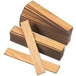 SHERCHPRY 40Pcs Doll Wood Floorboard, Mini Wooden Dollhouse Floor, Miniature Dollhouse Flooring, Bamboo Doll House Board for Doll House Living Room (3.93X0.59X0.07in)