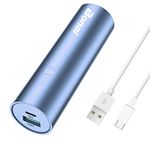 BONAI Portable Charger USB C 5000mah Portable Phone Charger for Samsung, iPhone 15 series, Huawei, Google Pixel, Sierra Blue (USB-C Charging Cable Included)