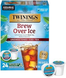 Twinings Brew Over Ice Unsweetened Black Iced Tea K-Cup Pods for Keurig, 24 Count (Pack of 1), Refreshing, Smooth, Caffeinated | Packaging May Vary